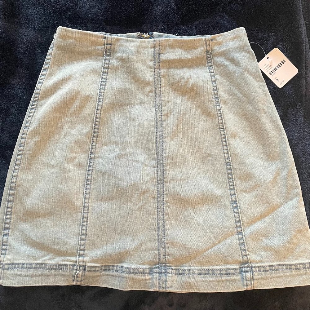 Free People Denim Skirt
